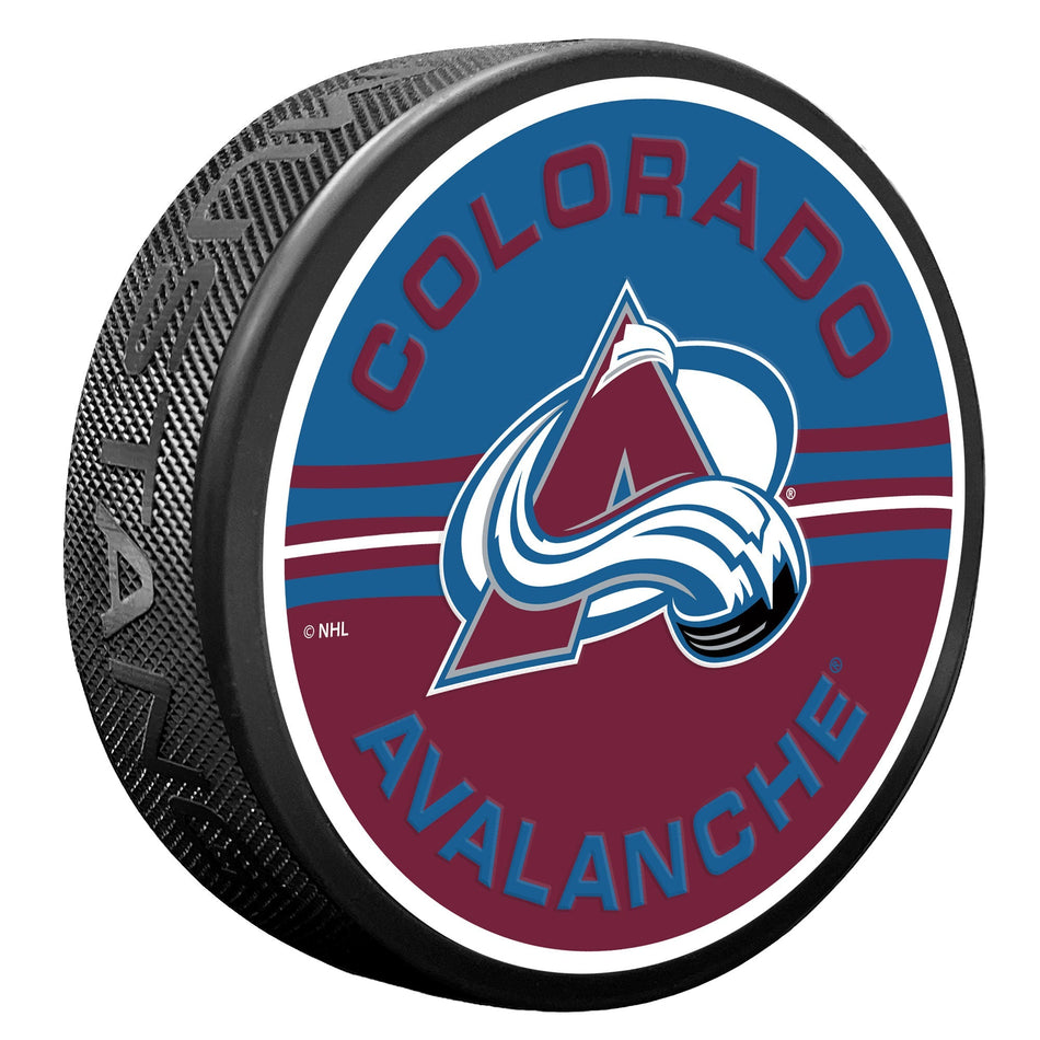 Colorado Avalanche Puck - Half & Half