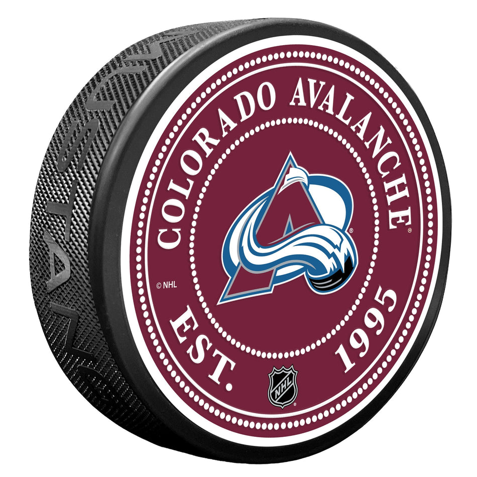 Colorado Avalanche Puck - Stud