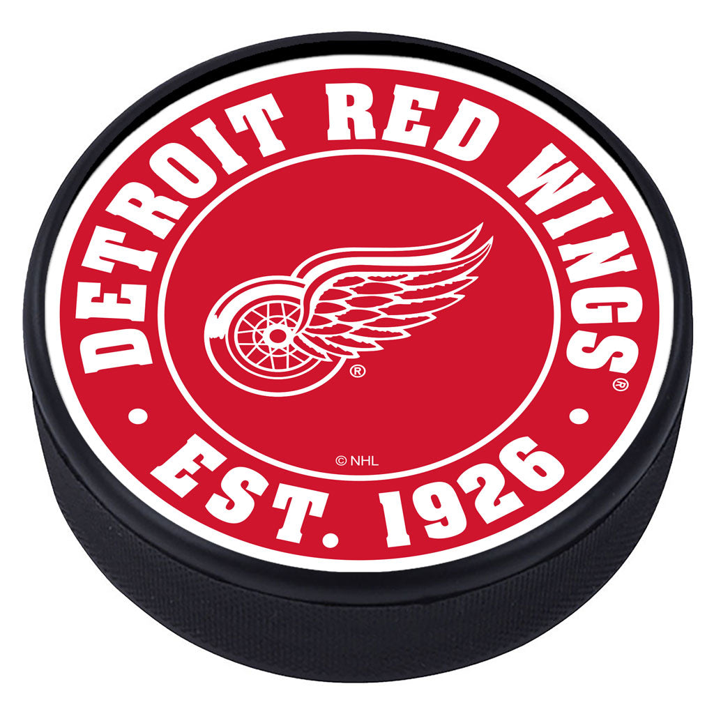 Detroit Red Wings - Al The Octopus Mascot Textured Puck