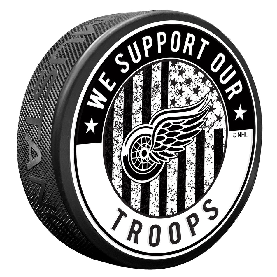 Detroit Red Wings Puck - Military Appreciation