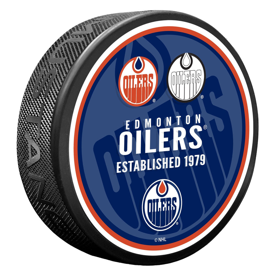 Edmonton Oilers Puck - Heritage