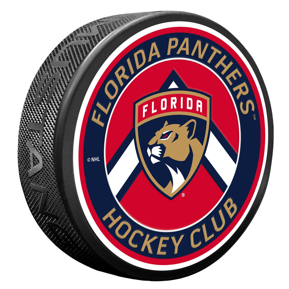 Florida Panthers Puck - Chevron Banner