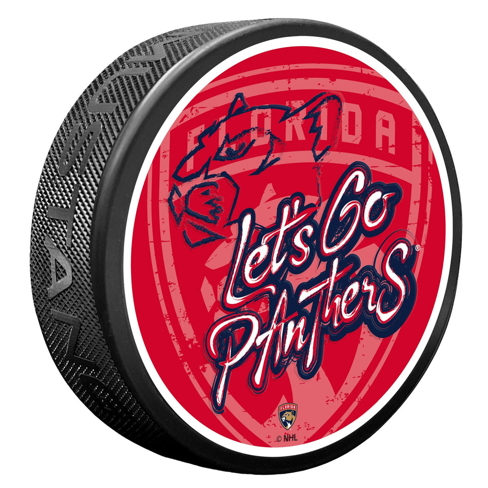 Florida Panthers Puck - Let's Go