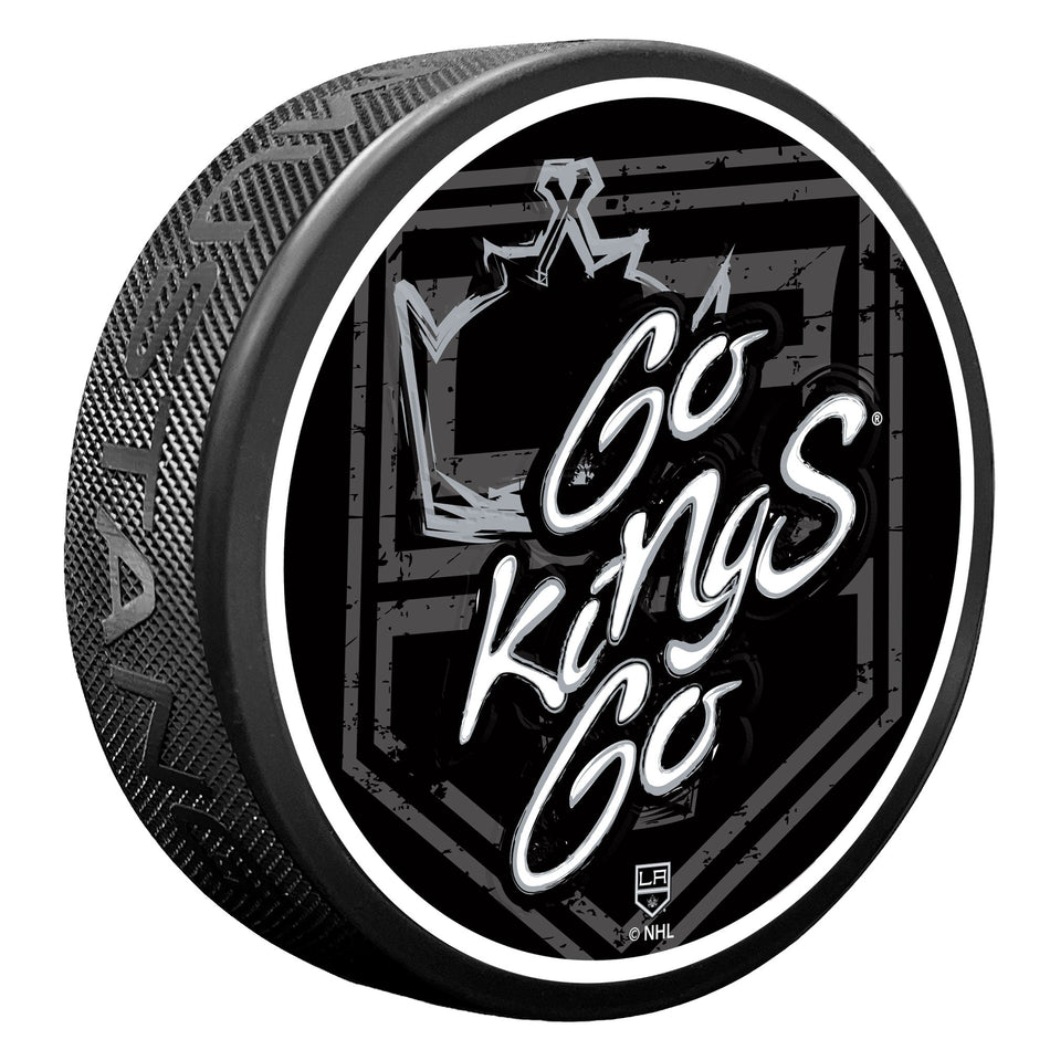 LA Kings Puck - Let's Go