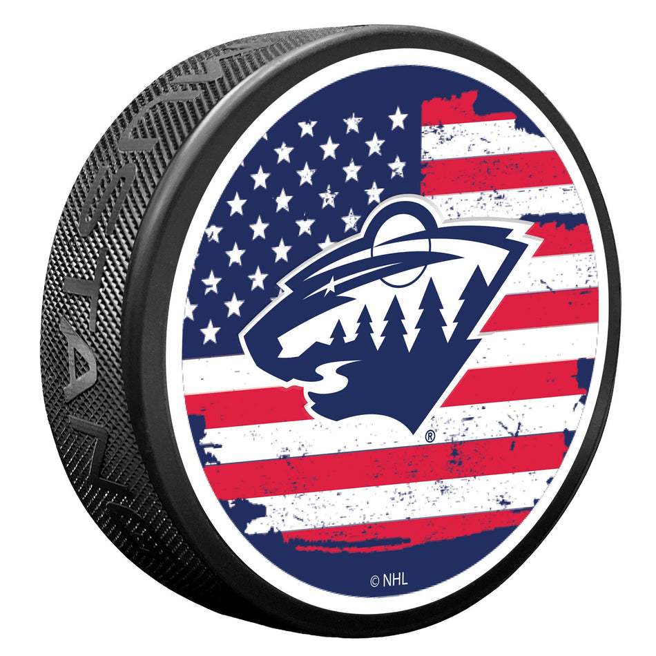  Minnesota Wild Officially Licensed 4-Pack Hockey Puck