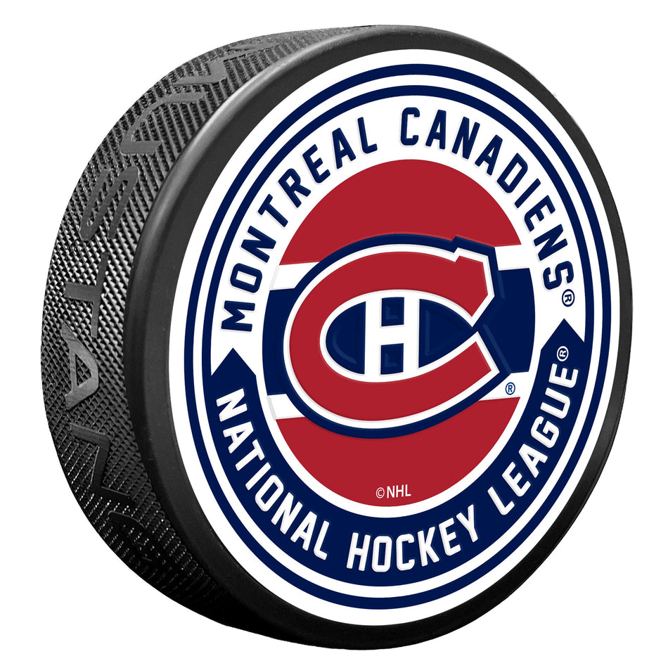 Montreal Canadiens Arrow Textured Puck