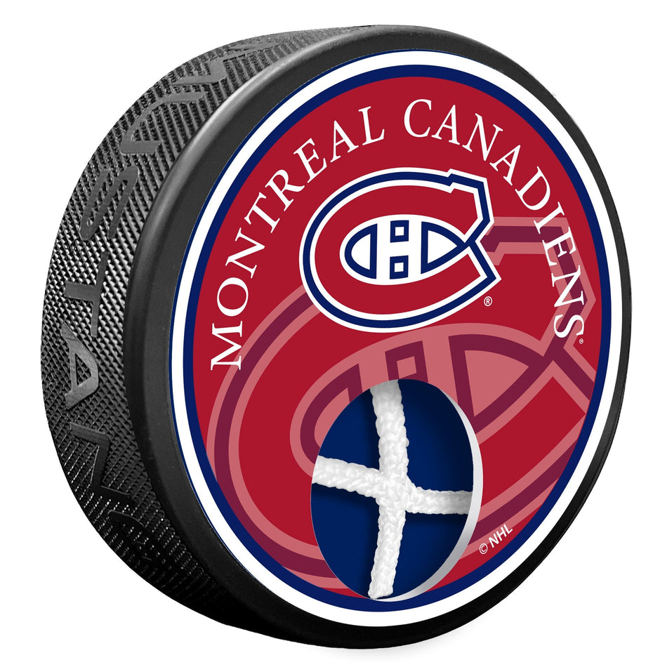 Montreal Canadiens Puck - Game Used Net