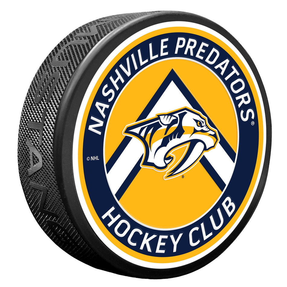 Nashville Predators Puck | Chevron Banner