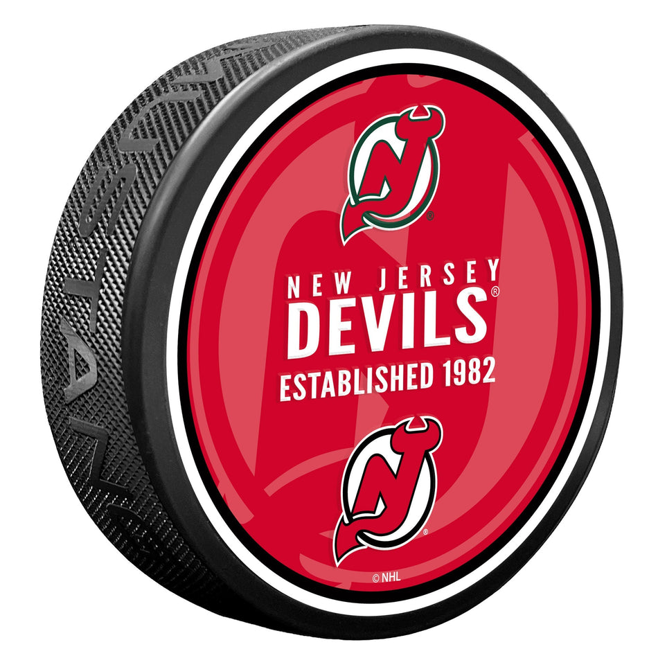 New Jersey Devils Puck - Heritage