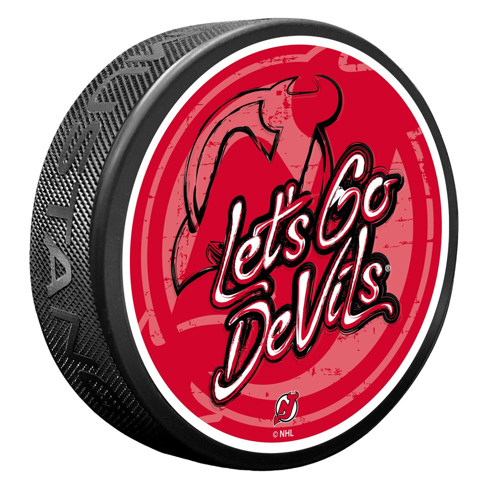 New Jersey Devils Puck - Let's Go