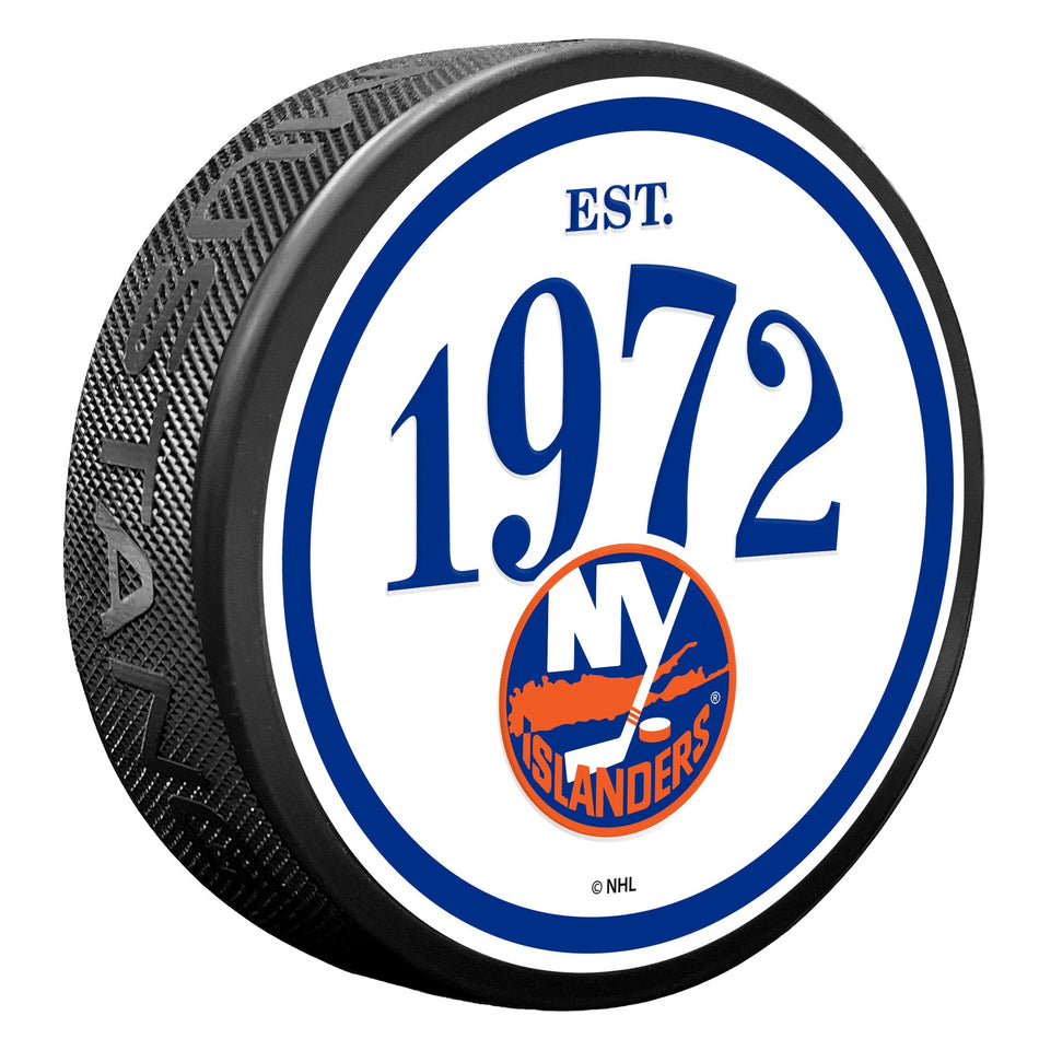 New York Islanders Puck - Founding Year