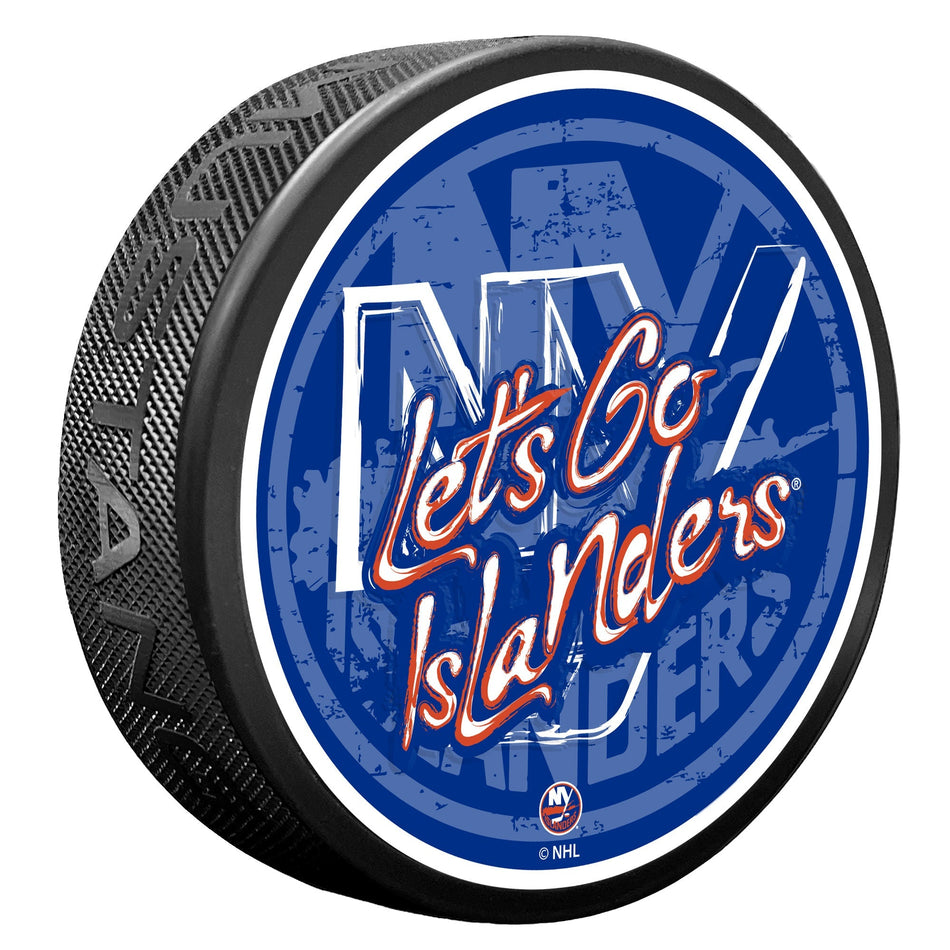 New York Islanders Puck - Let's Go