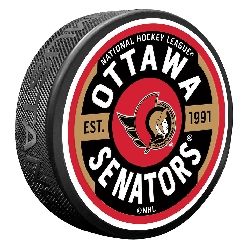 Ottawa Senators Gear Textured Puck