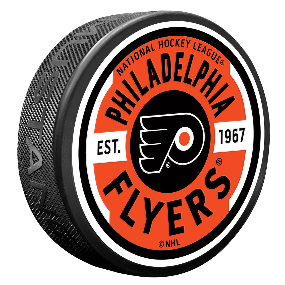 Philadelphia Flyers Gear Textured Puck