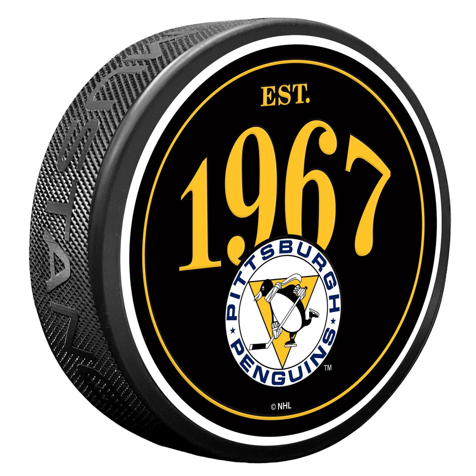 Pittsburgh Penguins Puck - Founding Year
