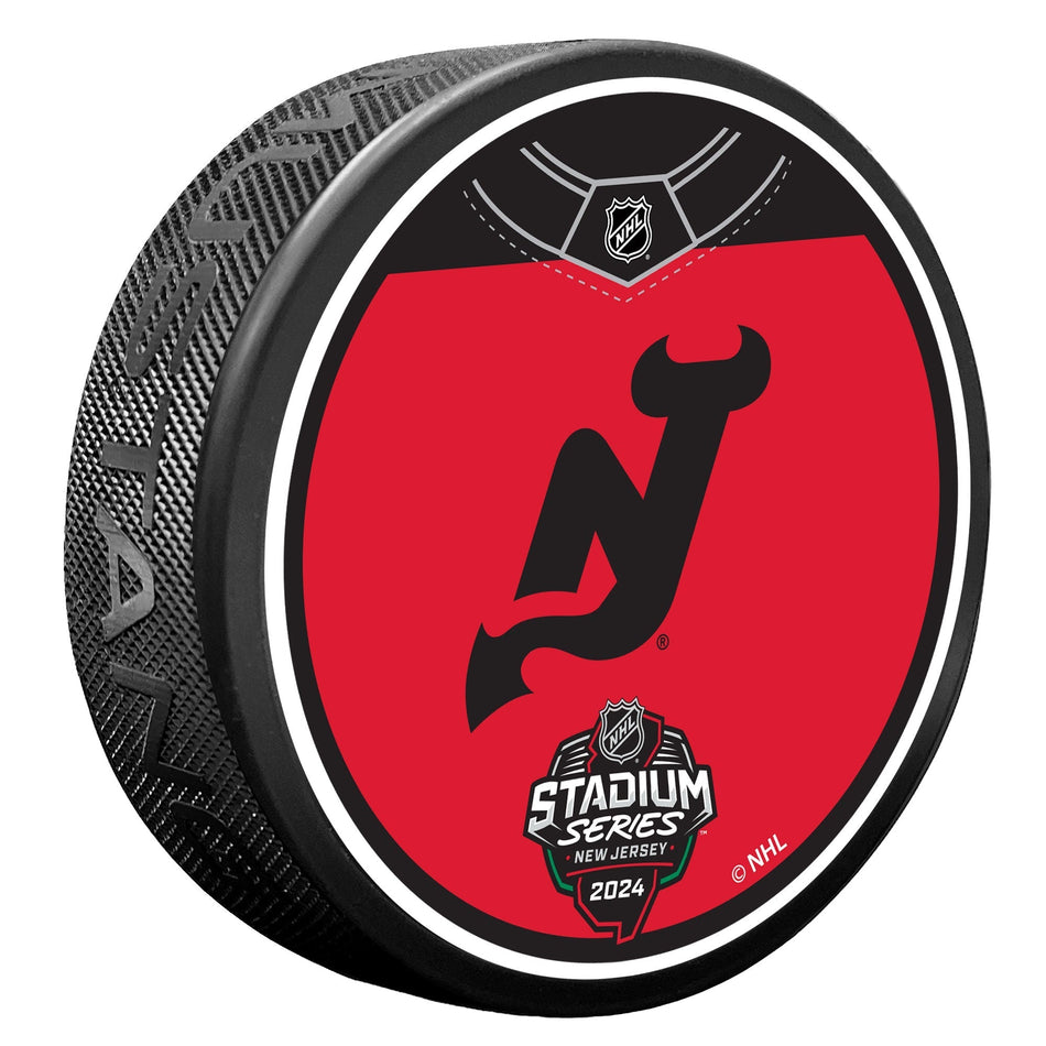 2024 NHL Stadium Series New Jersey Devils Puck