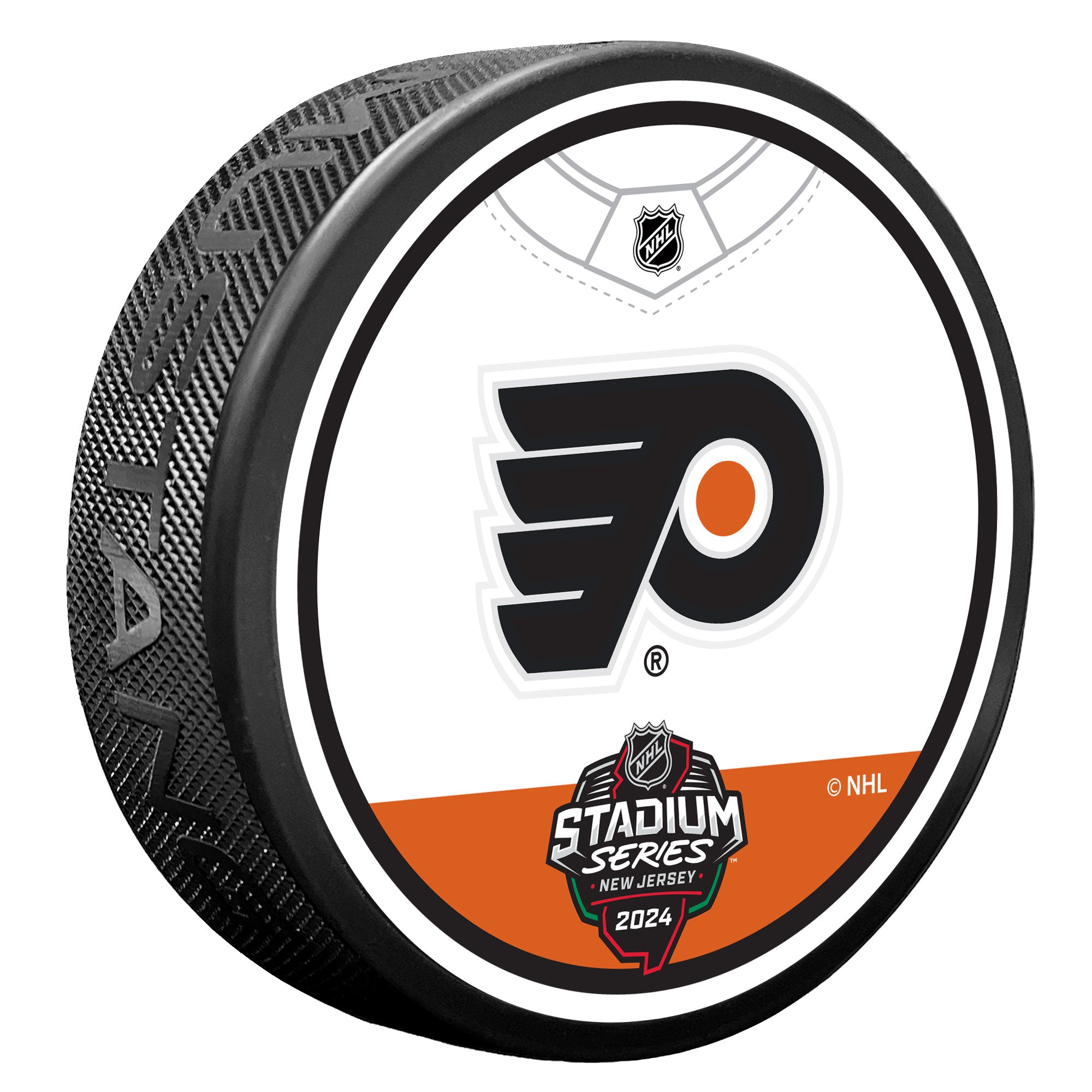 2024 NHL Stadium Series Philadelphia Flyers Puck The Hockey Hall Of Fame   NHL PUCK SS24 JY PHI 