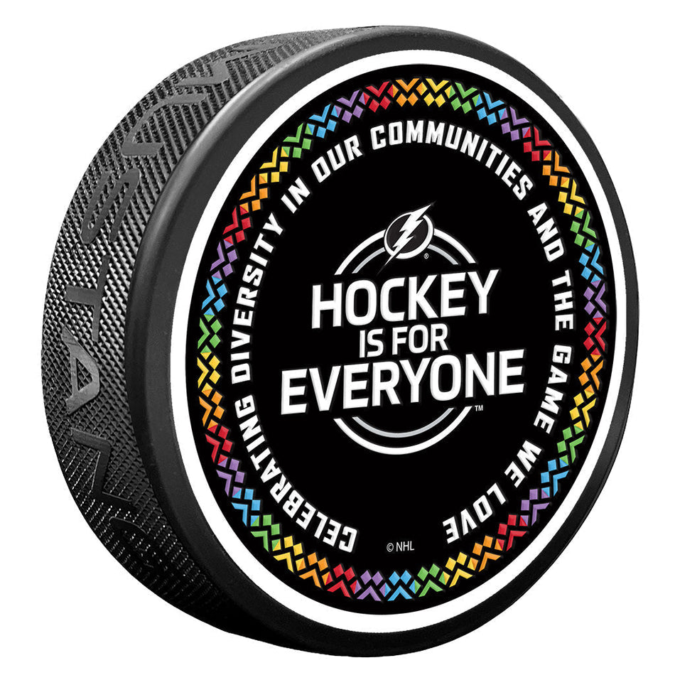 Tampa Bay Lightning Puck - Hockey is for Everyone