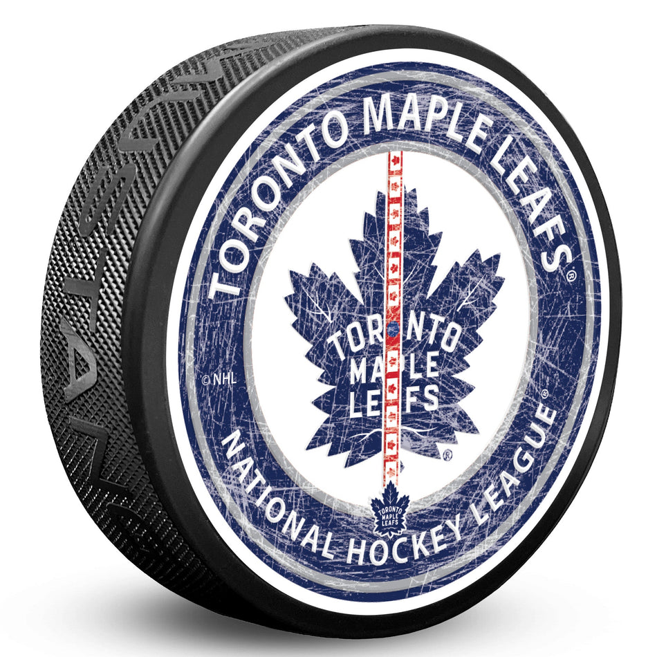 Toronto Maple Leafs Puck - Center Ice