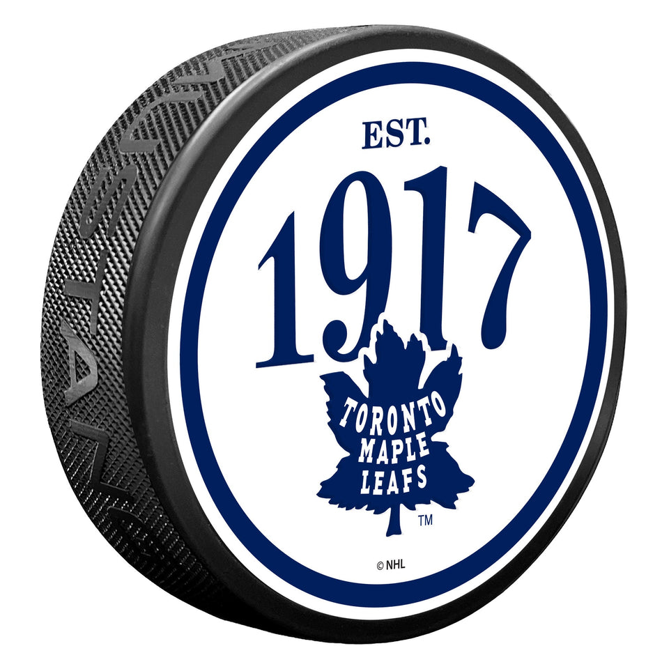 Toronto Maple Leafs Puck - Founding Year