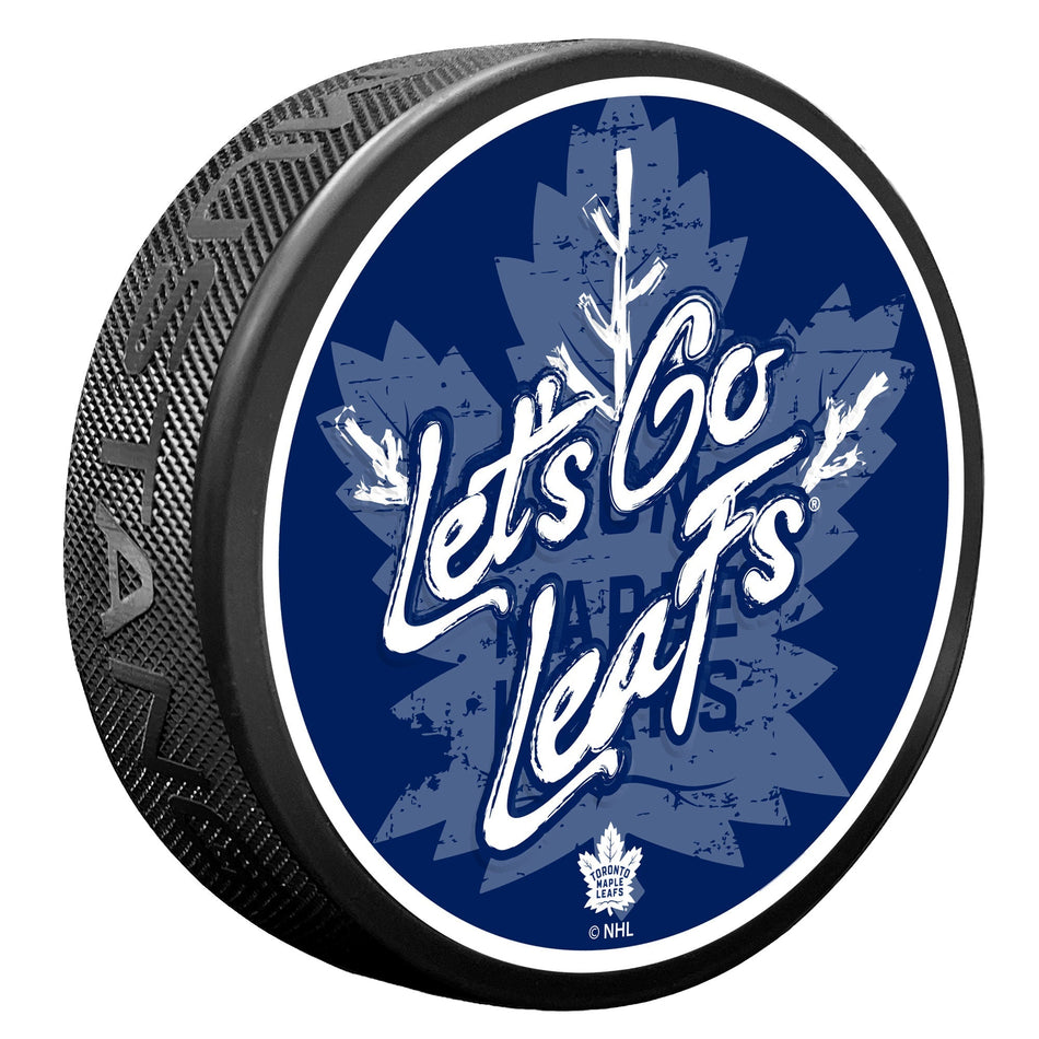 Toronto Maple Leafs Puck - Let's Go