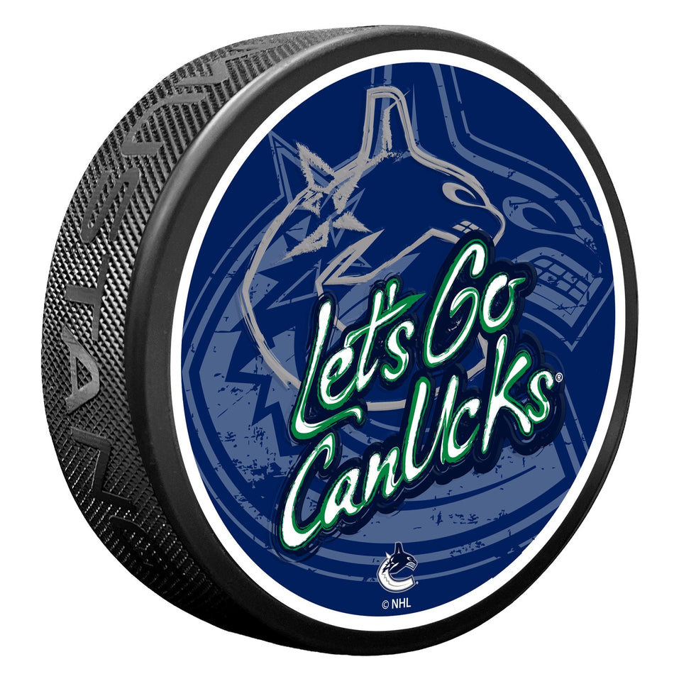 Vancouver Canucks Puck - Let's Go