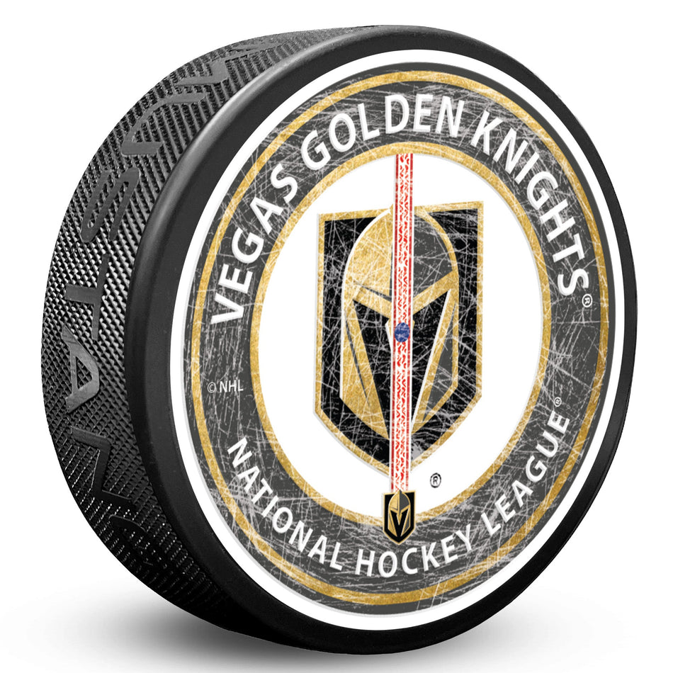 Vegas Golden Knights Puck - Center Ice