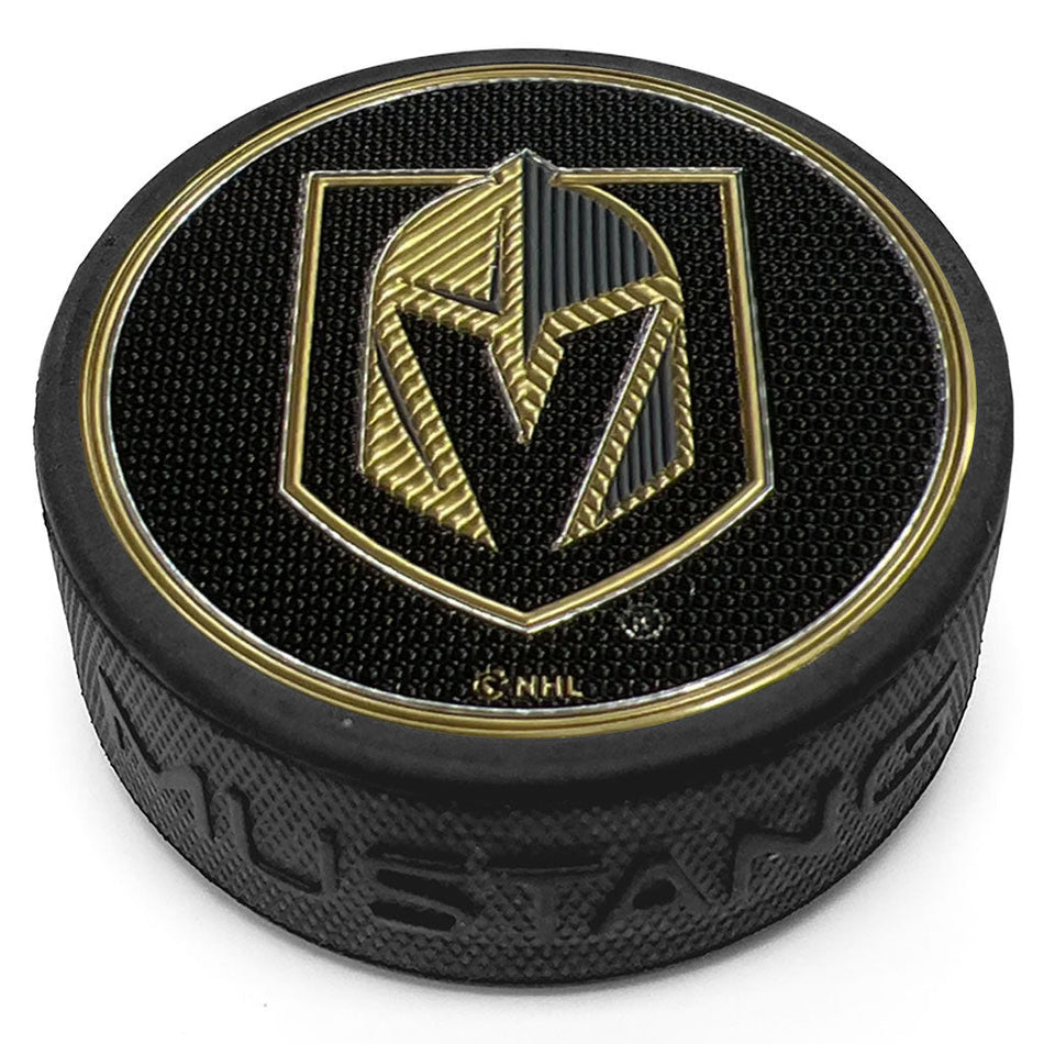 Vegas Golden Knights Primary Gold Puck Design Trimflexx