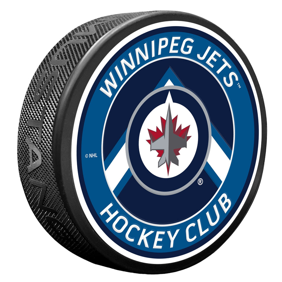 Winnipeg Jets Puck | Chevron Banner