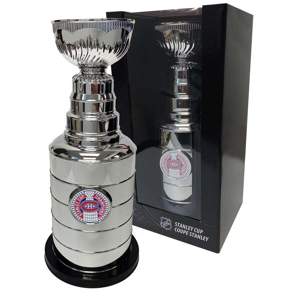 Montreal Canadiens Stanley Cup Coin Bank with Trimflexx