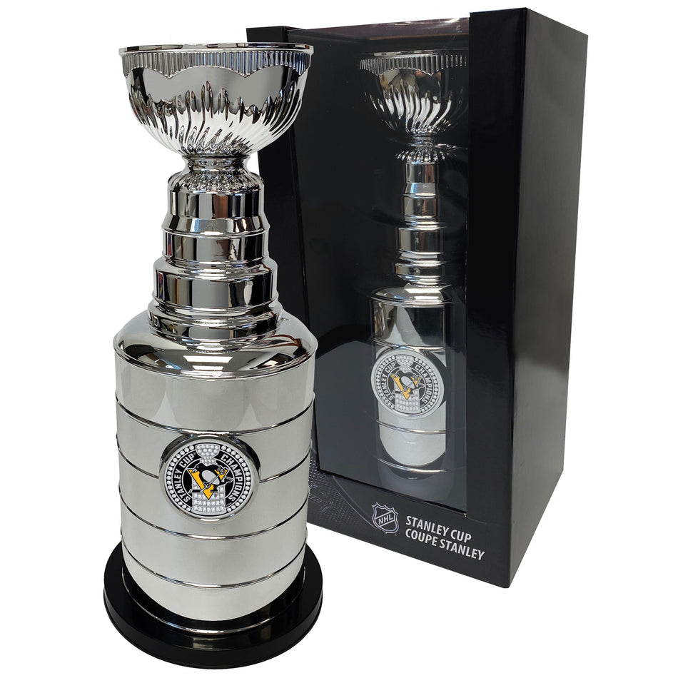 Pittsburgh Penguins Stanley Cup Coin Bank with Trimflexx