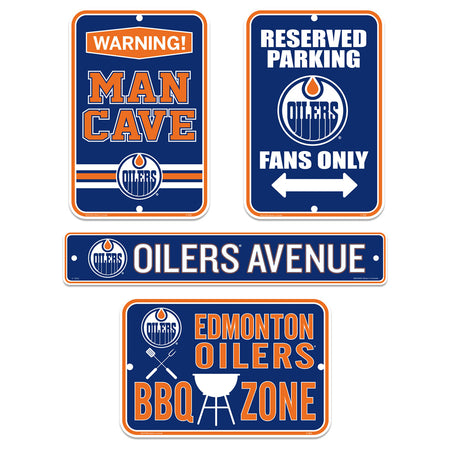 Edmonton Oilers Four Pack Fan Sign Set - Hockey Hall of Fame