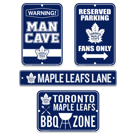 Toronto Maple Leafs Four Pack Fan Sign Set - Hockey Hall of Fame