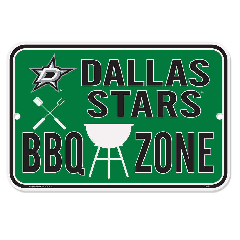Dallas Stars Sign - 10" x 15" BBQ Zone