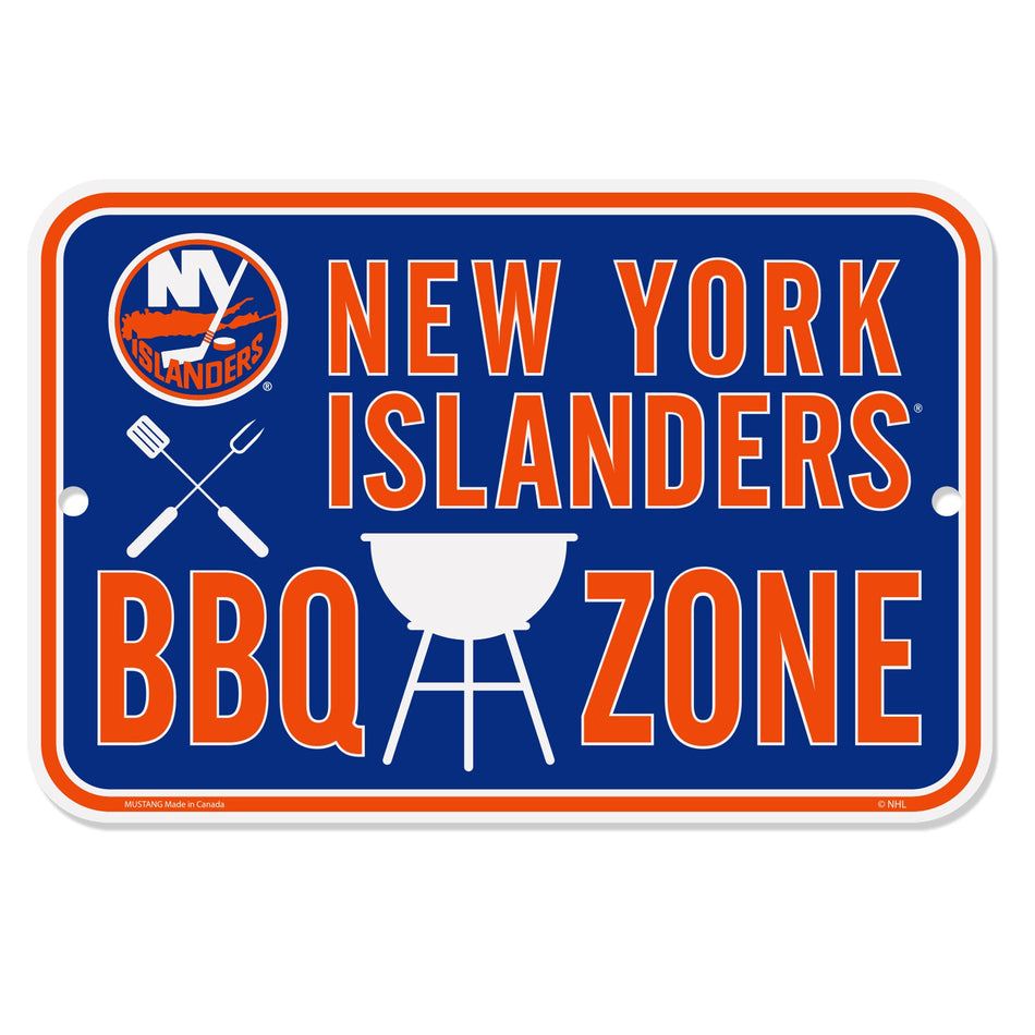 New York Islanders Sign - 10" x 15" BBQ Zone