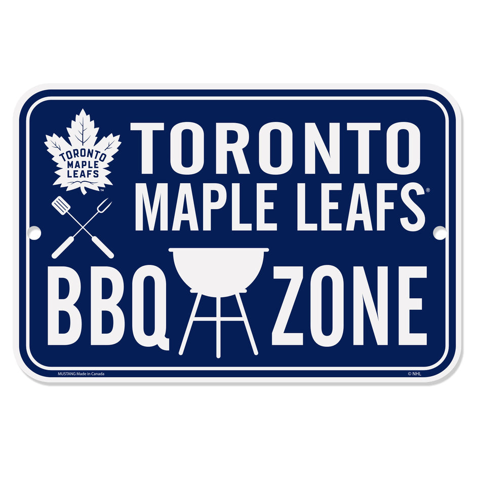 Toronto Maple Leafs Sign - 10" x 15" BBQ Zone