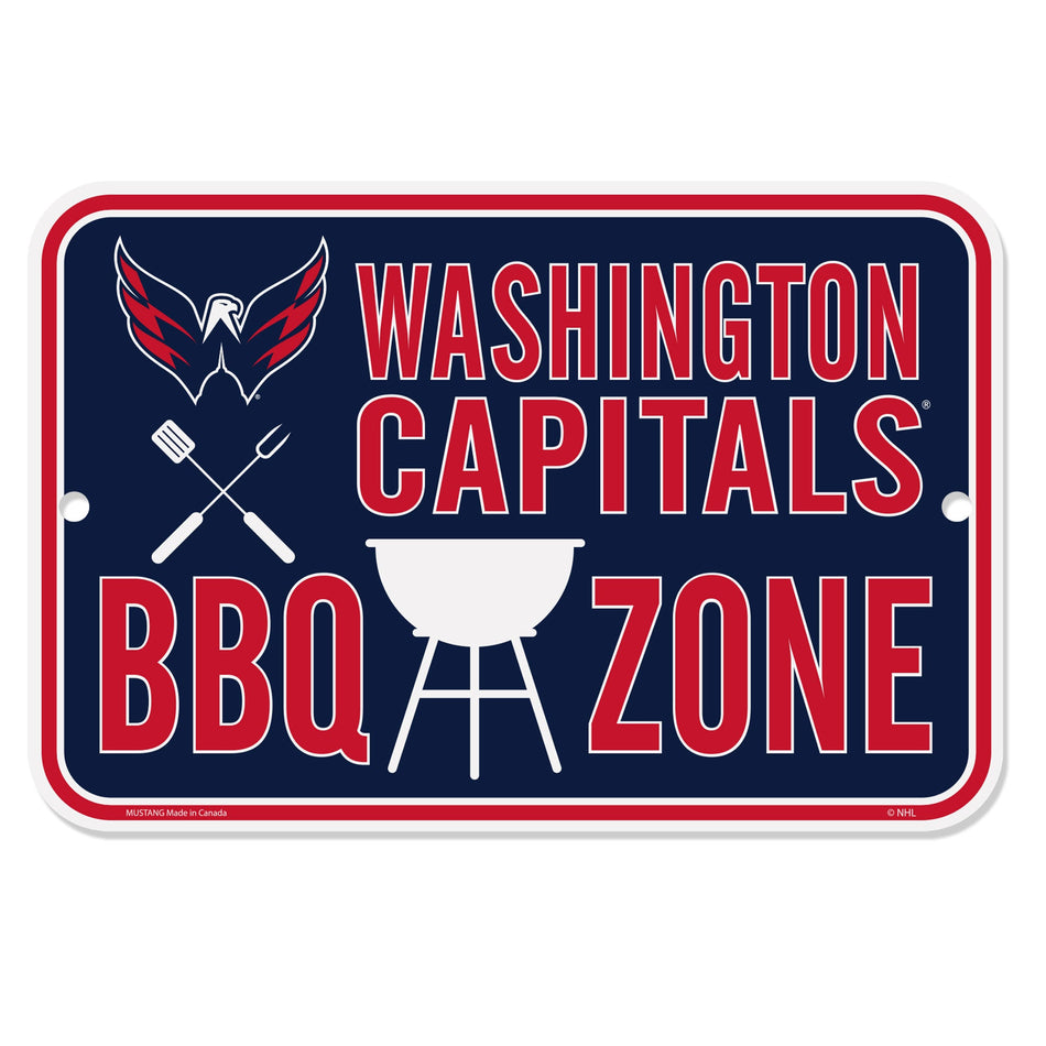 Washington Capitals Sign - 10" x 15" BBQ Zone