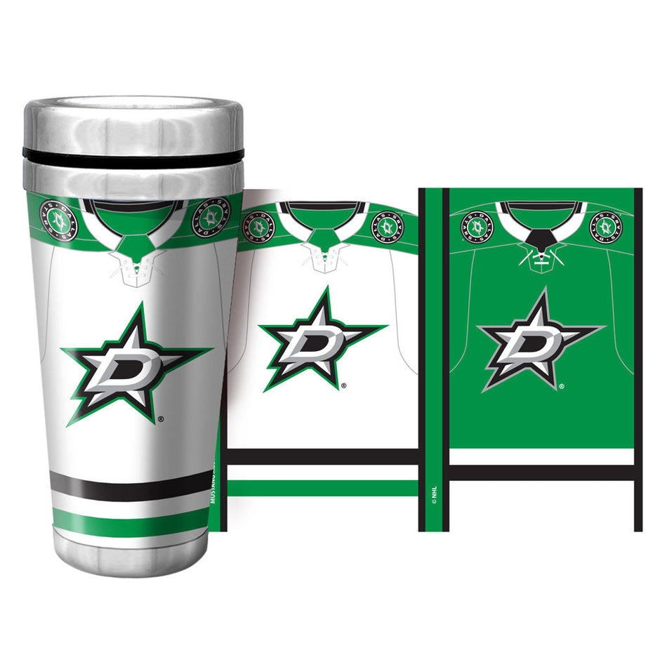 Dallas Stars Travel Mug | Wallpaper Full Wrap 16 oz.