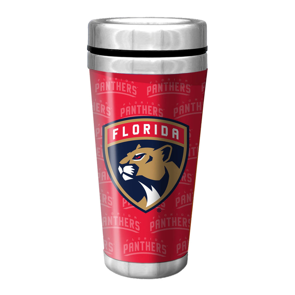 Florida Panthers Travel Mug - 16 oz. Full Wrap
