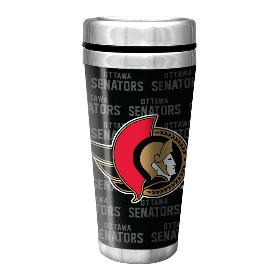 Ottawa Senators Travel Mug | Wallpaper Full Wrap 16 oz.