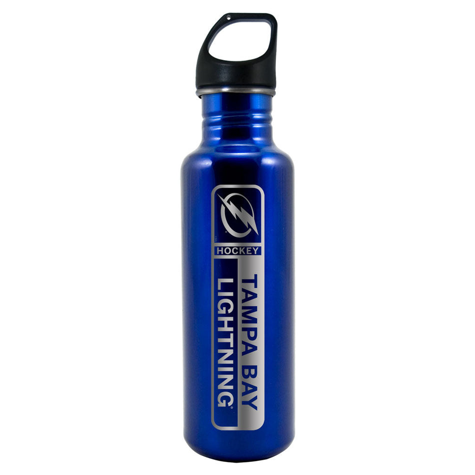 Tampa Bay Lightning Water Bottle - Blue Stainless Steel 26oz