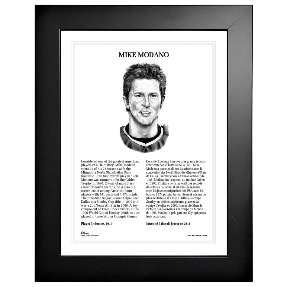 2012 Mike Modano - NHL Legends 12" x 16" Frame
