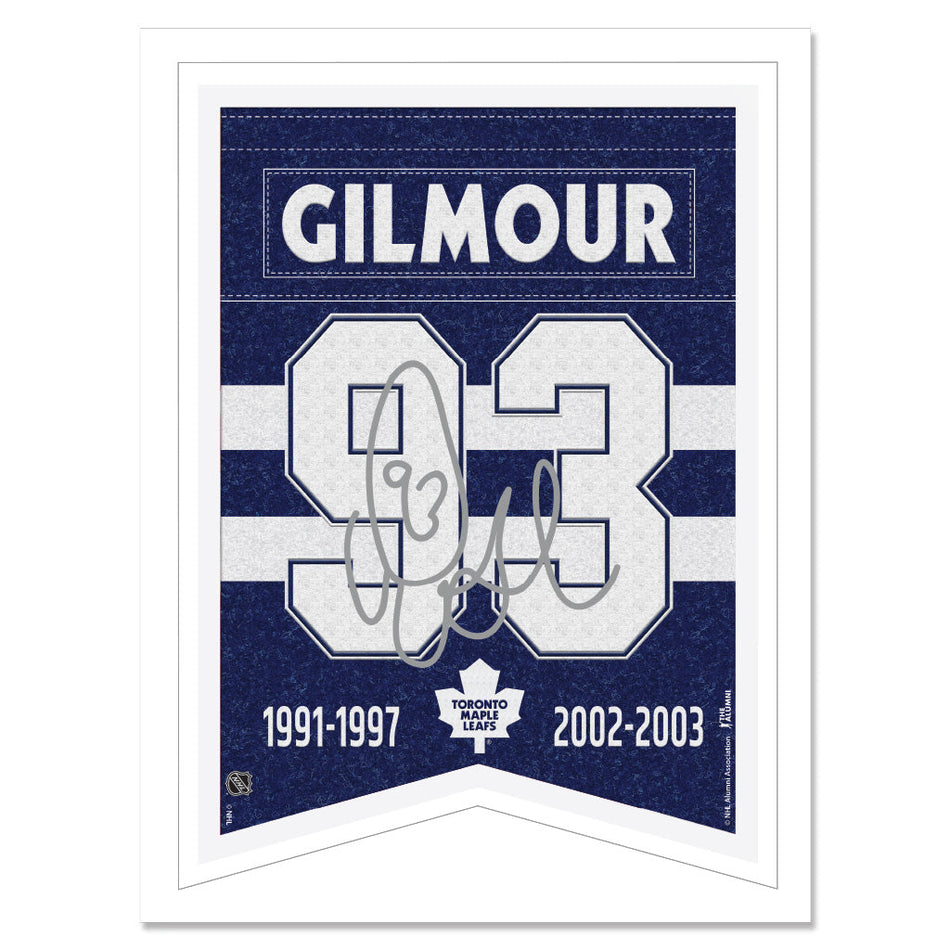 Toronto Maple Leafs Print - 12" x 16" Doug Gilmour Banner