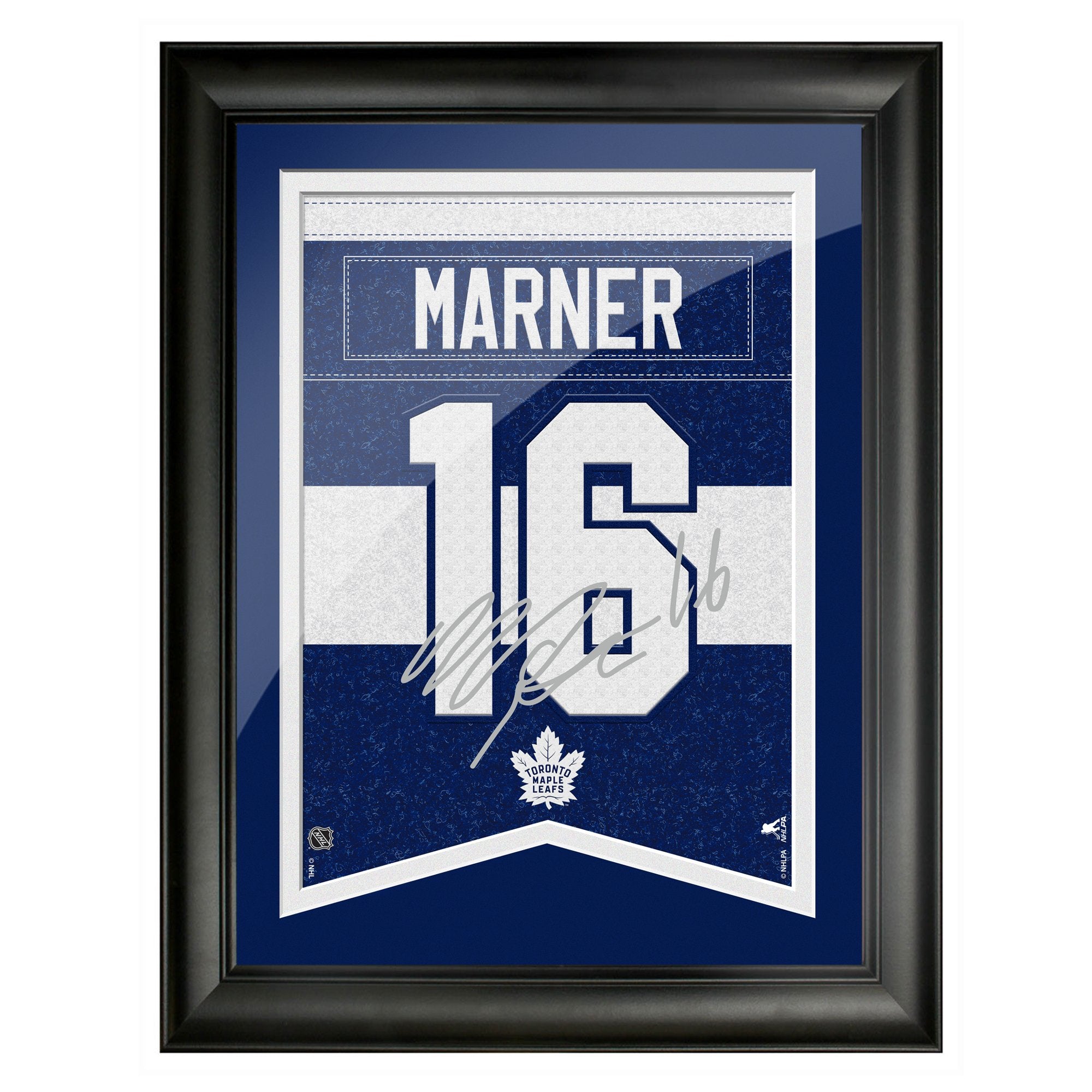 Toronto Maple Leafs Mitch Marner Frame - 12" x 16" Number with Replica Autograph - Hockey Hall of Fame