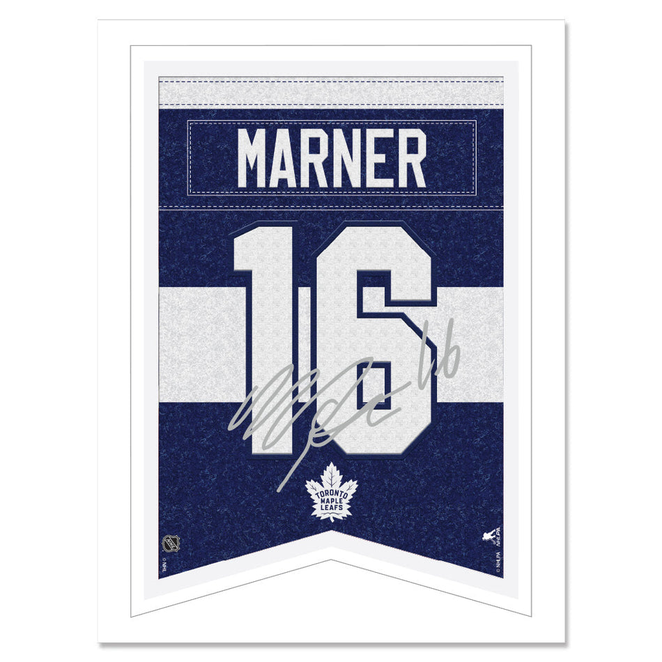 Toronto Maple Leafs Print - 12" x 16" Mitch Marner Banner