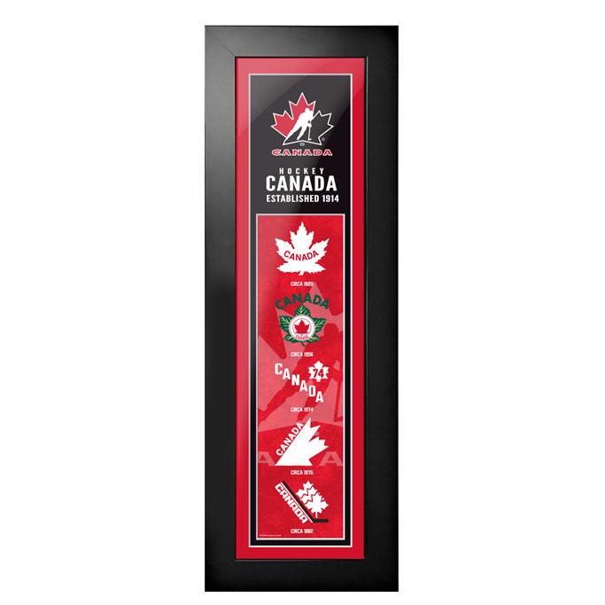 Team Canada 6x22 Framed Logos to History